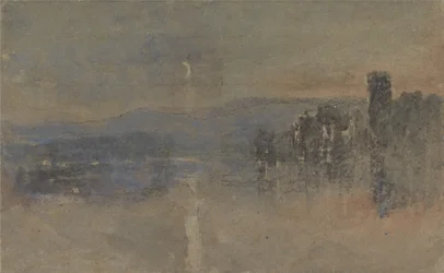 Paesaggio al chiaro di luna